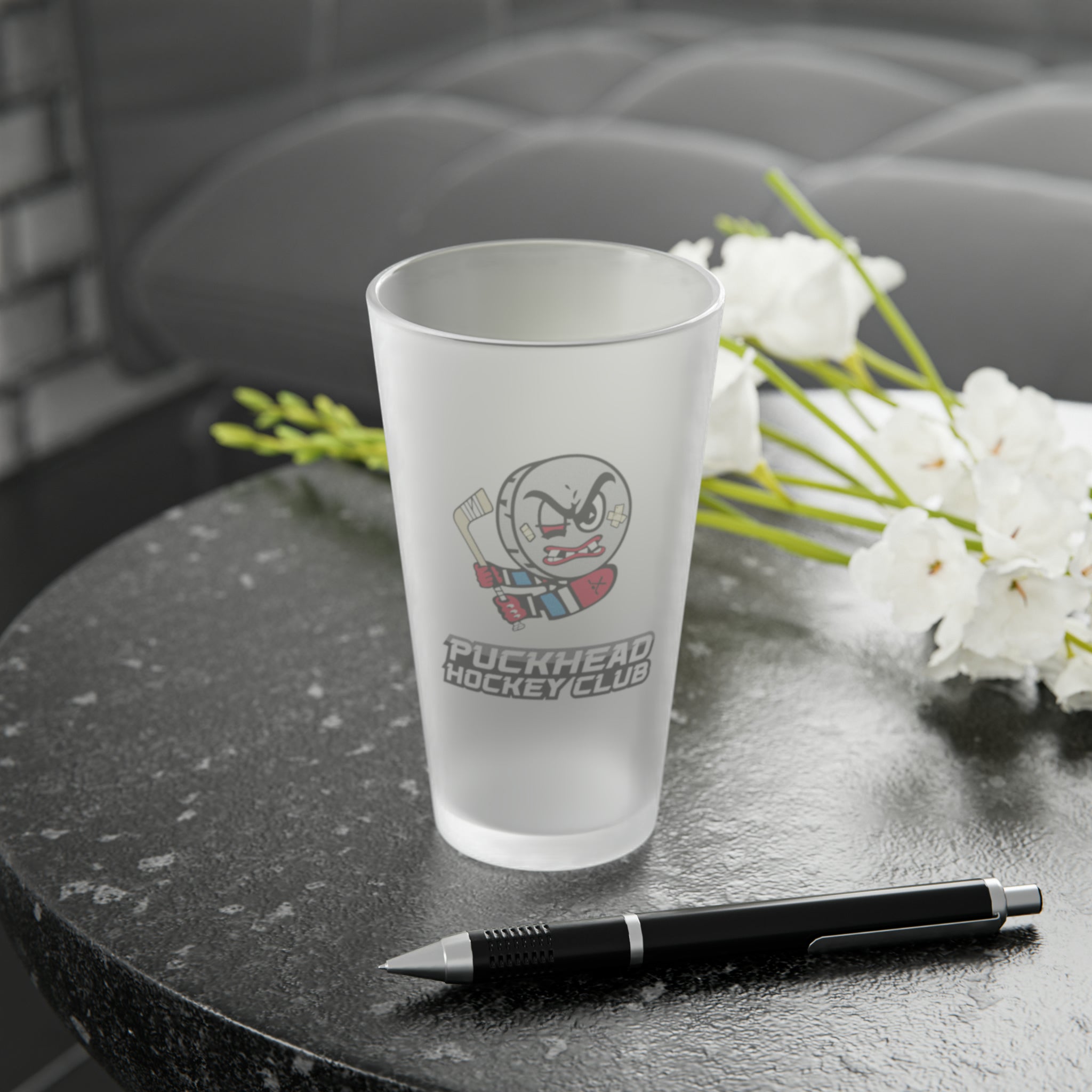 Gongshow Series I Frosted Pint Glass, 16oz