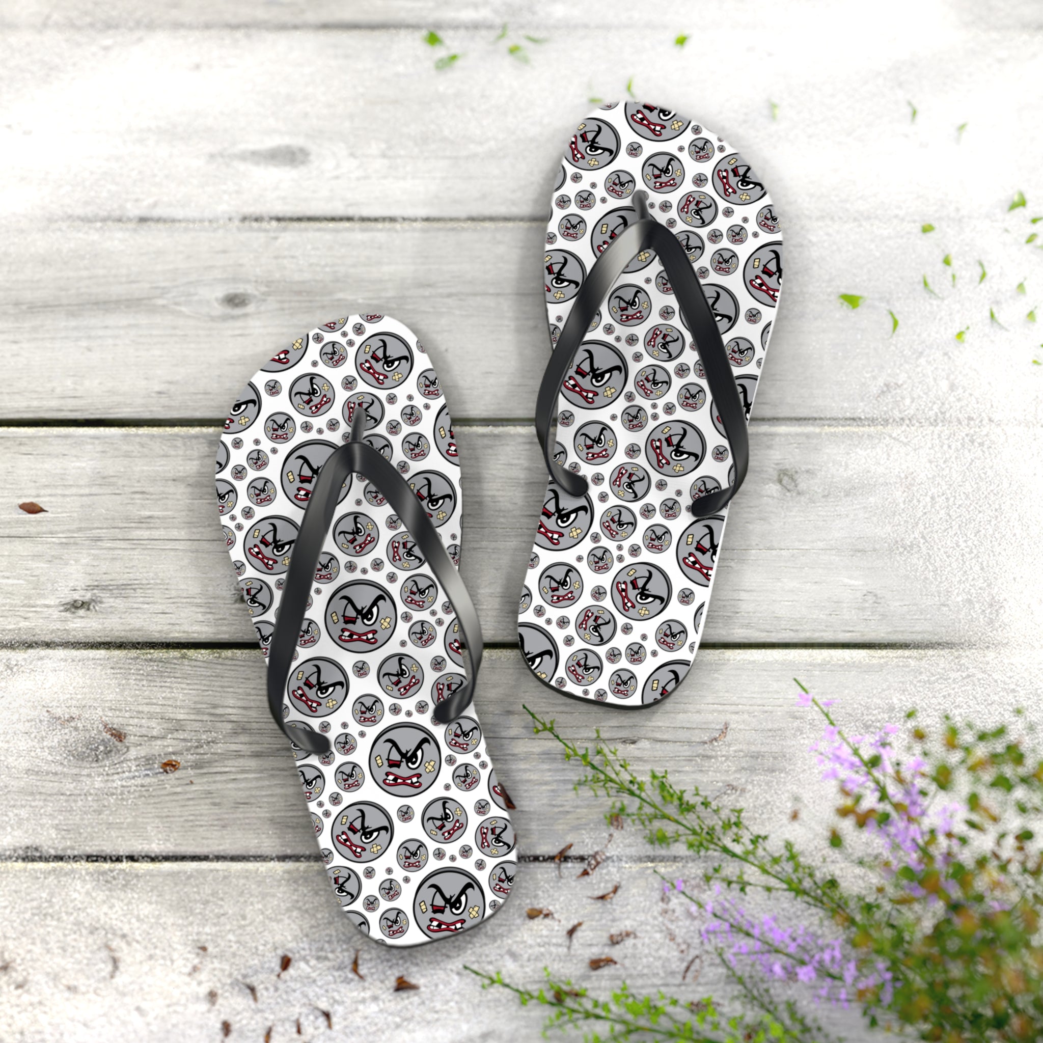 Hoser Series I Flip Flops - White