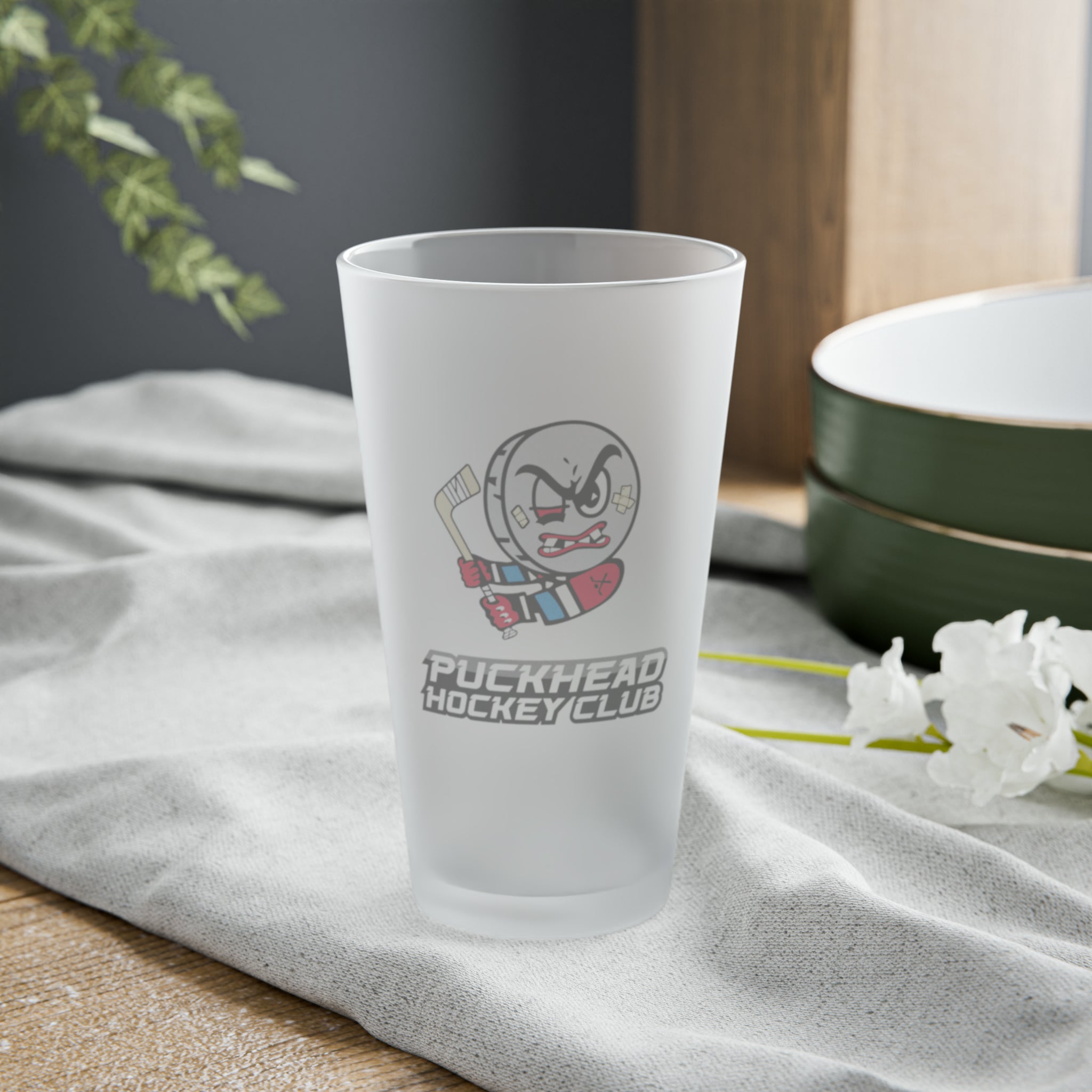 Gongshow Series I Frosted Pint Glass, 16oz